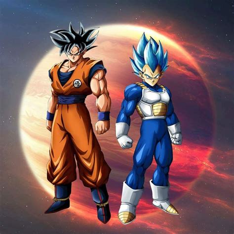 imagenes de goku y vegeta